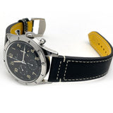 Breitling Avi Ref. 765 1953 Re-Edition Black Dial Black Leather Strap Watch for Men - AB0920131B1X1 Authentic Buy Shop Now
