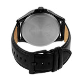Armani Exchange Hampton Quartz Blue Dial Black Leather Strap Watch for Men - AX2411 Authentic Buy Shop Now