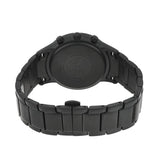 Emporio Armani Renato Chronograph Mother of Pearl Black Dial Black Steel Strap Watch For Men - AR11275 Authentic Buy Shop Now