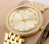 Michael Kors Darci Gold Dial Gold Stainless Steel Strap Watch for Women - MK3216 Authentic Buy Shop Now