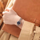 Emporio Armani Gianni T Bar Quartz Blue Dial Two Tone Steel Strap Watch For Women - AR11222 Authentic Buy Shop Now