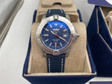 Breitling Avenger Automatic 43mm Blue Dial Blue Nylon Strap Watch for Men - A17318101C1X2 Authentic Buy Shop Now