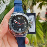 Tommy Hilfiger Cole Black Dial Blue Rubber Strap Watch for Men - 1790984 Authentic Buy Shop Now