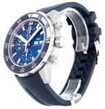 IWC Aquatimer Chronograph Blue Dial Blue Rubber Strap Watch for Men - IW376711 Authentic Buy Shop Now