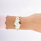 Marc Jacobs Mini Amy White Dial Gold Steel Strap Watch for Women - MBM3057 Authentic Buy Shop Now