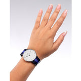 Daniel Wellington Classic Swansea White Dial Two Tone NATO Strap Watch For Women - DW00100048 Authentic Buy Shop Now