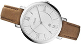 Fossil Jacqueline White Dial Brown Leather Strap Watch for Women - ES3708 Authentic Buy Shop Now