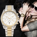 Michael Kors Bradshaw Silver Dial Two Tone Steel Strap Watch for Women - MK5627 Authentic Buy Shop Now