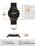 Fossil Commuter Black Dial Black Leather Strap Watch for for Men - FS5504 Authentic Buy Shop Now