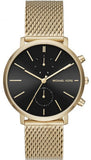 Michael Kors Jaryn Black Dial Gold Steel Strap Watch for Men - MK8503 Authentic Buy Shop Now