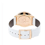 Calvin Klein Accent White Dial White Leather Strap Watch for Men - K2Y2X6KW Authentic Buy Shop Now
