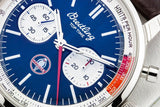 Breitling Top Time B01 Shelby Cobra Blue Dial Brown Leather Strap Watch for Men - AB01763A1C1X1 Authentic Buy Shop Now