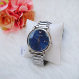 Emporio Armani Luigi Blue Dial Silver Steel Strap Watch For Men - AR11089 Authentic Buy Shop Now