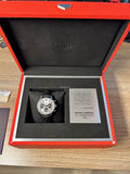 Tag Heuer Carrera Chronograph 60th Anniversary Silver Dial Black Leather Strap Watch for Men - CBK221H.FC8317 Authentic Buy Shop Now