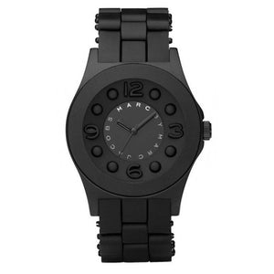 Marc Jacobs Pelly Black Dial Black Silicone Strap Watch for Women - MBM2531 Authentic Buy Shop Now