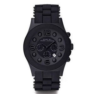 Marc Jacobs Pelly Black Dial Black Silicone Strap Watch for Women - MBM2567 Authentic Buy Shop Now