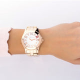 Marc Jacobs Rivera White Dial Rose Gold Steel Strap Watch for Women - MBM3138 Authentic Buy Shop Now