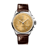 Breitling Premier B09 Chronograph 40 Beige Dial Brown Leather Strap Watch for Men - AB0930F51H1P1 Authentic Buy Shop Now