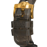 Versace Icon Active Chronograph Black Dial Black Rubber Strap Unisex Watch - VE8P00224 Authentic Buy Shop Now