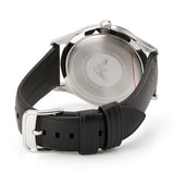 Emporio Armani Lambda Classic Quartz Black Dial Black Leather Strap Watch For Men - AR11020 Authentic Buy Shop Now