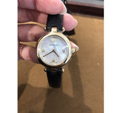 Gucci Diamantissima Mother of Pearl Dial Black Leather Strap Watch For Women - YA141505 Authentic Buy Shop Now