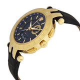 Versace Race GMT Blue Dial Blue Leather Strap Watch For Men - 29G70D282 Authentic Buy Shop Now
