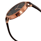Calvin Klein Even Grey Dial Brown Leather Strap Watch for Women - K7B236G3 Authentic Buy Shop Now