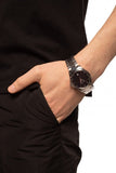 Gucci G Timeless Diamonds Black Dial Silver Steel Strap Watch For Men - YA126456 Authentic Buy Shop Now