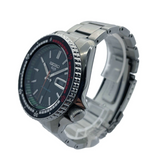 Seiko 5 Sports SKX Series Regatta Timer Retro Blue Dial Silver Steel Strap Watch For Men - SRPK13K1 Authentic Buy Shop Now