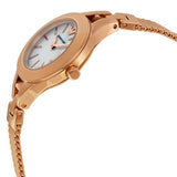Emporio Armani Chiara Analog White Dial Rose Gold Steel Strap Watch For Women - AR7329 Authentic Buy Shop Now