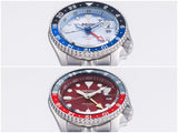 Seiko 5 Sports Automatic GMT SKX Sports Style Asia Exclusive Limited Edition Ice Blue Dial Silver Steel Strap Watch For Men - SSK029K1 Authentic Buy Shop Now