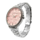 Michael Kors Pyper Three Hand Pink Dial Silver Steel Strap Watch For Women - MK4631 Authentic Buy Shop Now