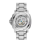 Fossil Modern Machine Automatic Silver Dial Silver Steel Strap Watch for Men - ME3081 Authentic Buy Shop Now