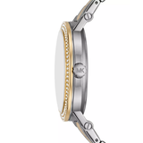 Michael Kors Analog Blue Dial Two Tone Steel Strap Watch for Women - MKO1049 Authentic Buy Shop Now