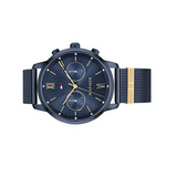 Tommy Hilfiger Blake Quartz Blue Dial Blue Mesh Bracelet Watch for Men - 1782305 Authentic Buy Shop Now
