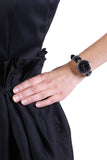 Gucci Diamantissima Diamonds Black Dial Black Leather Strap Watch For Women - YA141403 Authentic Buy Shop Now