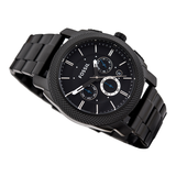 Fossil Machine Chronograph Black Dial Black Steel Strap Watch for Men - FS4552 Authentic Buy Shop Now