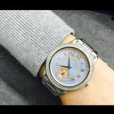 Michael Kors Madelyn Quartz Blue Dial Silver Steel Strap Watch For Women - MK6286 Authentic Buy Shop Now