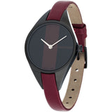 Calvin Klein Rebel Red Black Dial Red Leather Strap Watch for Women - K8P237U1 Authentic Buy Shop Now