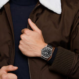 IWC Pilot's Mark XVIII 40mm Black Dial Black Leather Strap Watch for Men - IW327001 Authentic Buy Shop Now