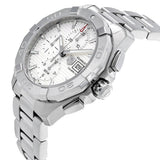 Tag Heuer Aquaracer Caliber 16 Automatic Chronograph White Dial Silver Steel Strap Watch for Men - CAY2111.BA0927 Authentic Buy Shop Now