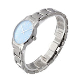 Calvin Klein City Mother of Pearl Blue Dial Silver Steel Strap Watch for Women - K2G2314X Authentic Buy Shop Now
