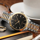Tudor Style Automatic Black Dial Two Tone Steel Strap Watch for Men - M12713-0005 Authentic Buy Shop Now