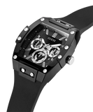 Guess Phoenix Multifunction Black Dial Black Rubber Strap Watch for Men - GW0203G3 Authentic Buy Shop Now