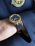 Maurice Lacroix Aikon Blue Dial Blue Leather Strap Watch for Men - AI1008-PVY11-432-1 Authentic Buy Shop Now