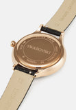 Swarovski Octea Nova Black Dial Black Leather Strap Watch for Women - 5650033 Authentic Buy Shop Now