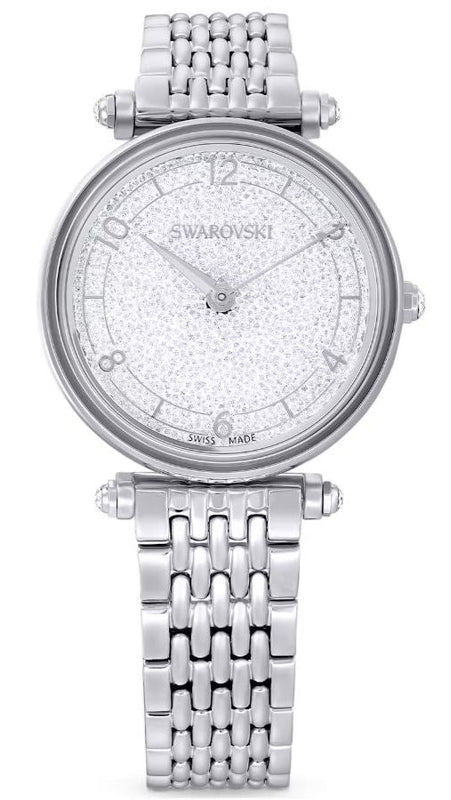 Swarovski Crystalline Wonder Silver Dial Silver Steel Strap Watch for Women - 5656929 Authentic Buy Shop Now
