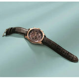 Guess Pursuit Chronograph Brown Dial Brown Leather Strap Watch for Men - W0500G3 Authentic Buy Shop Now