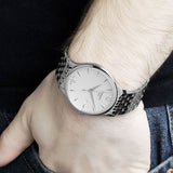 Tissot T Classic Tradition White Dial Silver Steel Strap Watch For Men - T063.610.11.037.00 Authentic Buy Shop Now