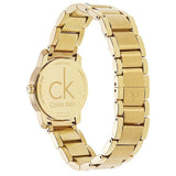 Calvin Klein City White Dial Gold Steel Strap Watch for Women - K2G23546 Authentic Buy Shop Now